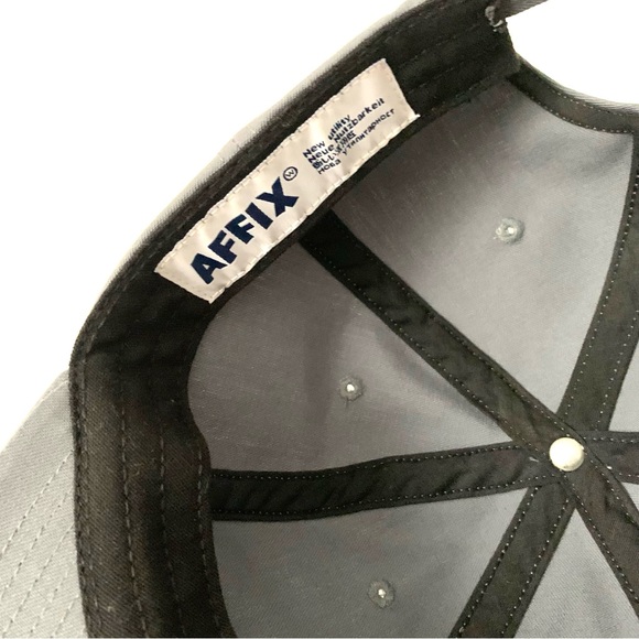 AFFIX Gray Hat Baseball Cap by New Utility (aka AFFXWRKS) - Picture 6 of 6